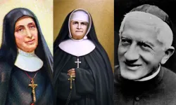 Elena Guerra, Marie-Léonie Paradis, and Giuseppe Allamano are among the Blesseds whom Pope Francis will canonize on Oct. 20, 2024.  / Credit: Oblates of the Holy Spirit; centremarie-leonieparadis.com; and Unknown photographer, Public domain, via Wikimedia Commons