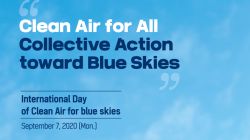 Logo of the International Day of Clean Air for blue skies marked Monday, September 7. / World Health Organisation (WHO)