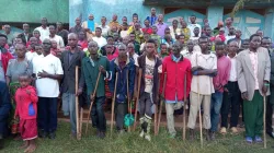 Some persons with disabilities at the Salesian Parish in Rukago, Burundi. / Salesian Missions