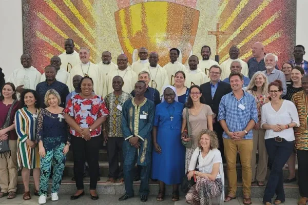 Some participants at the workshop organized by the Catholic Bishops' Conference of Liberia (CABICOL) in collaboration with the German Bishops conference commission of Justice and Peace, and AGIAMONDO on the theme: "Dealing with the Past and ReconciliationLearning in the Light of Liberian Experience" in Monrovia. Credit: CABICOL