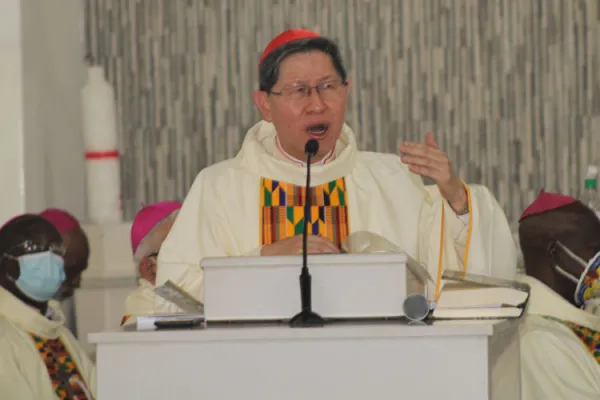 Luis Antonio Cardinal Tagle, a Pro-Prefect of the Dicastery for Evangelization at the opening  Mass of the 9th Plenary Assembly of the Symposium of Episcopal Conference of Africa and Madagascar (SECAM) in Accra, Ghana. Credit: ACI Africa