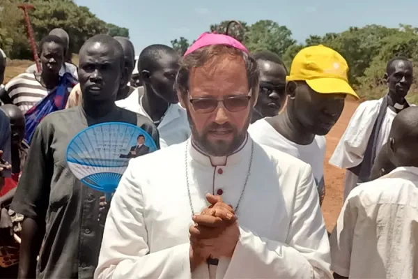 Bishop Christian Carlassare of South Sudan's Rumbek Diocese. Credit: Radio Good News/Facebook