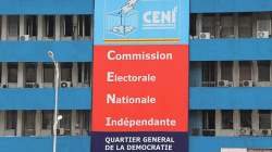 The headquarters of the Independent National Electoral Commission (CENI) in DR Congo