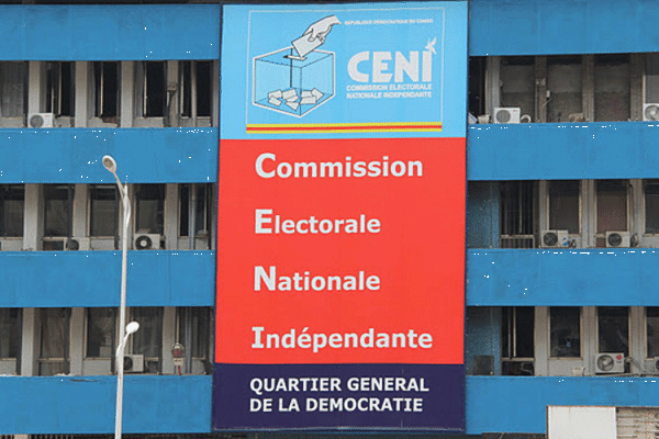 The headquarters of the Independent National Electoral Commission (CENI) in DR Congo