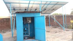 New solar water pump for clean water access at the Don Bosco Center in Bobo-Dioulasso Burkina Faso. / Salesians of Don Bosco (SDB)