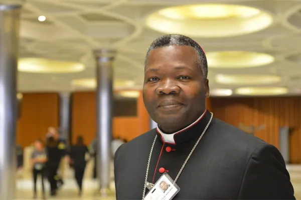 Archbishop Bienvenu Manamika  who has been appointed Archbishop of Congo's Brazzaville Archdiocese. Credit: Vatican Media