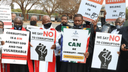 Some Church leaders during the September 15 one-hour countrywide silent prayer session to protest against corruption involving COVID-19 funds in South Africa. / MK Promotions/South Africa