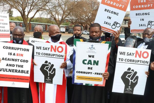 One-Hour Countrywide Silent Prayer Held in South Africa, a Protest against Corruption