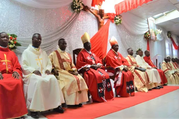 Bishops and Priests at the launch of Centenary celebrations of Crosier in DR Congo