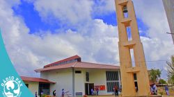 A section of the reconstructed church structures at Our Lady of Fatima Parish, Beira. / Radio Pax