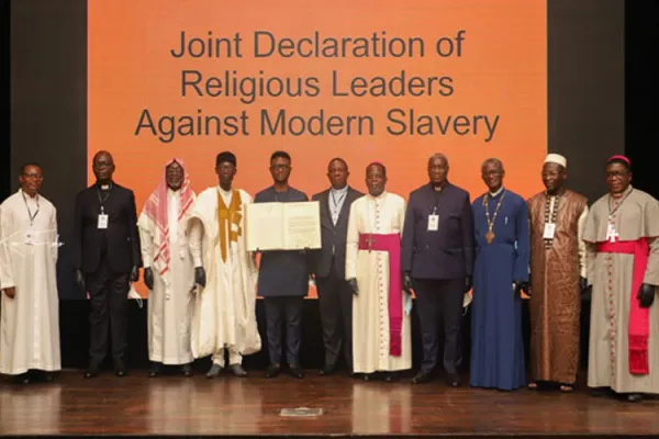 Religious leaders in Africa sign Joint Declaration of Religious Leaders Against Modern Slavery. Credit: Courtesy Photo