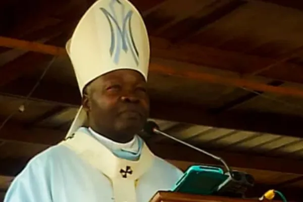 Archbishop Bienvenu Manamika Bafouakouahou of the Catholic Archdiocese of Brazzaville in the Republic of Congo (Brazzaville). Credit: Archdiocese of Brazzaville