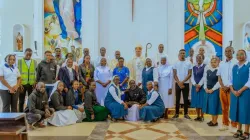 Archbishop Hubertus van Megen with Catholic communicators in the Archdiocese of Nairobi. Credit: BEAMS