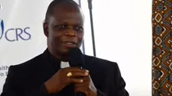 Archbishop Maurice Muhatia Makumba of Kenya's Kisumu Archdiocese making his remarks during the launch of CRS 2023 to 2030 Strategic Plan at Nyeri House, Westlands in Nairobi on Tuesday, 18 June 2024. Credit: Screenshot from Capuchin TV.
