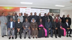 Members of the Association of Member Episcopal Conferences in Eastern Africa (AMECEA) during the 4 July 2024 press conference. Credit: AMECEA