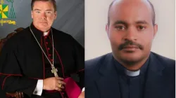 Archbishop Michael Francis Crotty (left) and Mons. Getahun Fanta Shikune (right)