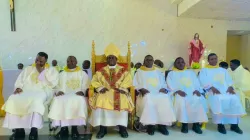 Bishop Gerald Mamman Musa and the five Priests he ordained for the Catholic Diocese of Katsina in Nigeria. Credit: Catholic Diocese of Katsina