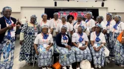 A group of 30 U.S.-based members of the Catholic Women Association (CWA) hailing from the Central African nation of Cameroon attend the United States National Eucharist Congress in Indianapolis. Credit: Victoria Arruda, EWTN News