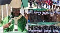 Archbishop Gabriel Mbilingi during the closing Mass of the 28th National Youth Pastoral Assembly in Angola