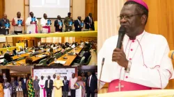 Bishop Alexandre Yikyi Bazié, the Auxiliary Bishop of Koudougou Diocese in Burkina Faso during the  July 30-31 Sahel Peace Initiative Forum that the members of the Ghana Catholic Bishops Conference (GCBC) organized. Credit: GCBC