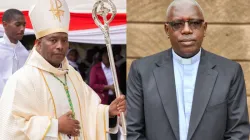 Bishop Wallace Ng’ang’a Gachihi (left) and Mons. Peter Kimani Ndung’u (right)