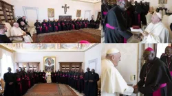 Pope Francis with members of the Kenya Conference of Catholic Bishops (KCCB). Credit: Vatican Media