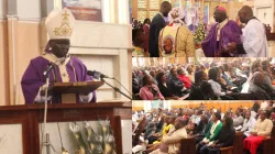 Archbishop Philip Subira Anyolo during the 21st death anniversary Mass of Maurice Michael Cardinal Otunga. Credit: ACI Africa