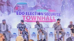 Bishop Matthew Hassan Kukah at the Edo Governorship Election Security Townhall. Credit: The Kukah Centre