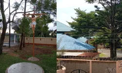 Section of the compound of Emmaus Rongo Catholic Parish of Homa Bay Diocese in Kenya. Credit: Fr. Charles Odira/Homa Bay Diocese/Kenya