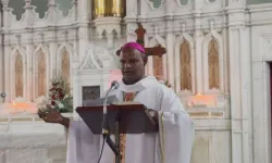 Bishop Jean Michaël Durhône of the Catholic Diocese of Port-Louis in Mauritius