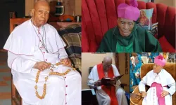 Late Mons. Thomas Oleghe, the oldest Priest in Nigeria. Credit: Catholic Diocese of Auchi