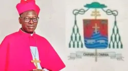 Coat of arms for Archbishop Ignace Bessi Dogbo. Credit: Archdiocese of Abidjan