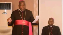 Bishop Alfred Mateyu Chaima of Malawi's Zomba Diocese addressing Catholic Members of the Parliament (MPs). Credit: ECM