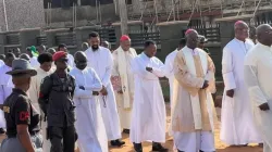 Archbishop Ignatius Kaigama of Nigeria's Catholic Archdiocese of Abuja during the maiden Rosary procession. Credit: Catholic Archdiocese of Abuja