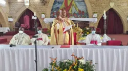 Fridolin Cardinal Ambongo addressing pastoral agents in DR Congo's Kinshasa Archdiocese on 4 January 2021. Credit: Archdiocese of Kinshasa