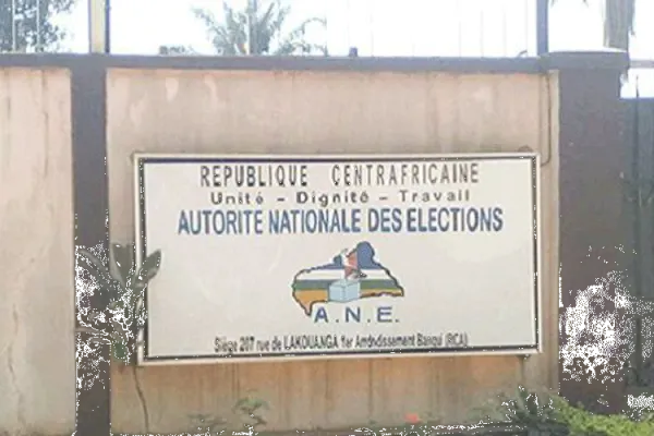 Headquarters of the National Election Authority in Central African Republic.