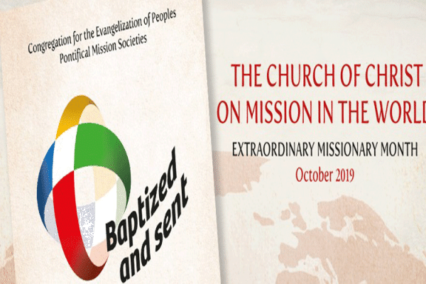 Cover of the Booklet for Extraordinary Missionary Month 2019