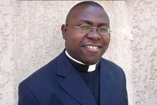 Fr. Christopher Eboka who had been kidnapped by members of Ambazonia separatist movement in Cameroon's Mamfe Diocese. Credit: Fr. Christopher Eboka