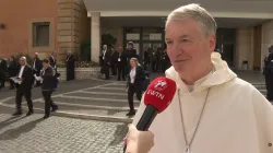 Sydney Archbishop Anthony Fisher, OP, speaks to EWTN News in Rome on Tuesday, Oct. 15, 2024. / Credit: EWTN News