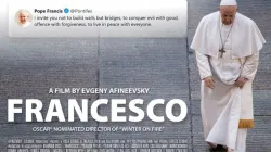 Promotional poster of the Documentary film, "Francesco."
