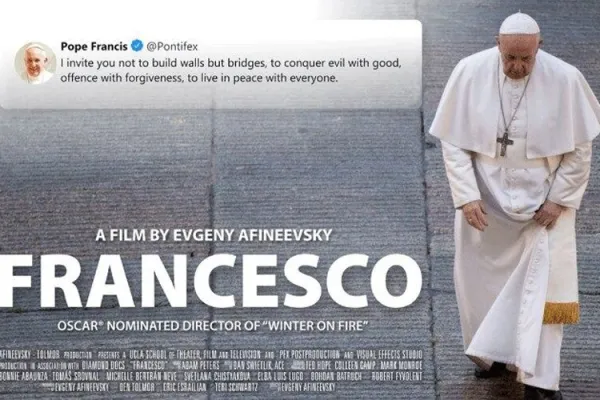 Promotional poster of the Documentary film, "Francesco."