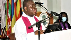 Fr. Cleophas Lungu delivering a homily at Anglican Cathedral of the Holy Cross in Lusaka. / Council of Churches in Zambia (CCZ)/ Facebook