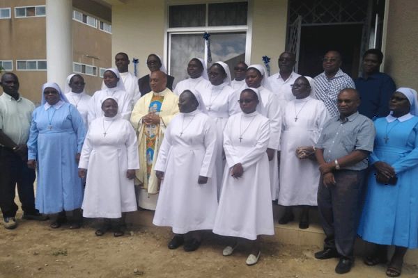 Some Members of FSSA during the official opening of Our Lady Queen of Peace Community Dodoma, Tanzania, Wednesday, January 8. / Franciscan Sisters of St. Anna (FSSA)