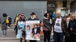 Family members of Mafia victims take part in a demonstration organized by Libera on the occasion of the National Day of Remembrance and Commitment to Remembering the Victims of the Mafia on March 21, 2023, in Milan, Italy. / Credit: Emanuele Cremaschi/Getty Images