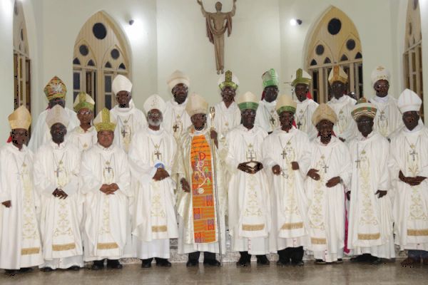 Members of the Ghana Catholic Bishops Conference (GCBC).