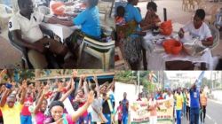 Participants in a Health Walk And Blood Donation Exercise Organized by the Catholic Archdiocese Of Accra.