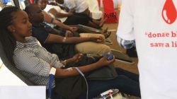 Some Ghanaians donating Blood to save lives.