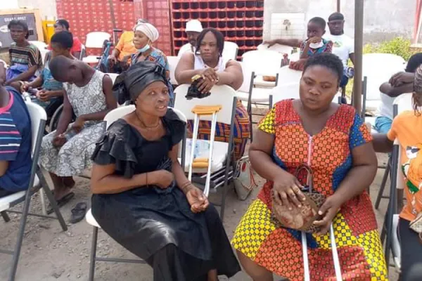 Some of the beneficiaries at Hope for Life project run by the Society of African Missions in Ghana. Credit: Hope for Life