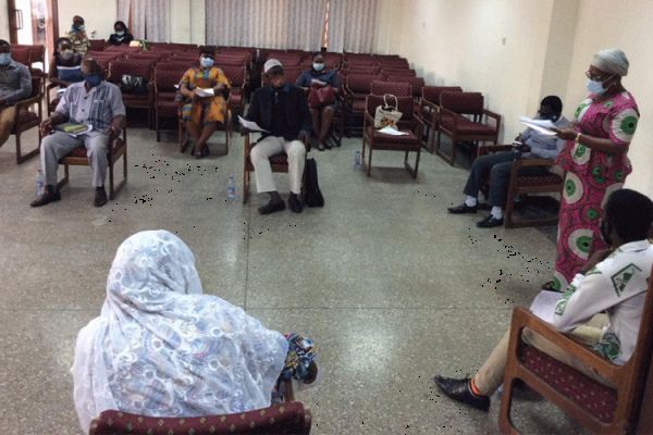 Representatives of Faith-Based Groups at a Stakeholders’ Meeting on COVID-19 Response in the Greater Accra Region at the Christ the Kind Parish, Accra on July 2, 2020. / Global Newswatch Media and Communications