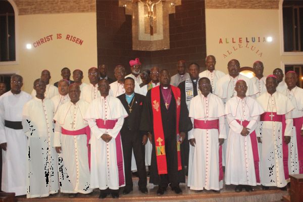 Religious Leaders at an annual Ecumenical Service in May 2018 at
the St. Theresa Catholic Church, Kaneshie, Accra.